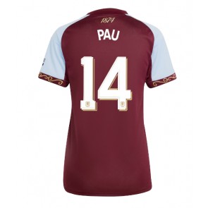 Aston Villa Pau Torres #14 Hemmatröja Kvinnor 2025-26 Kortärmad